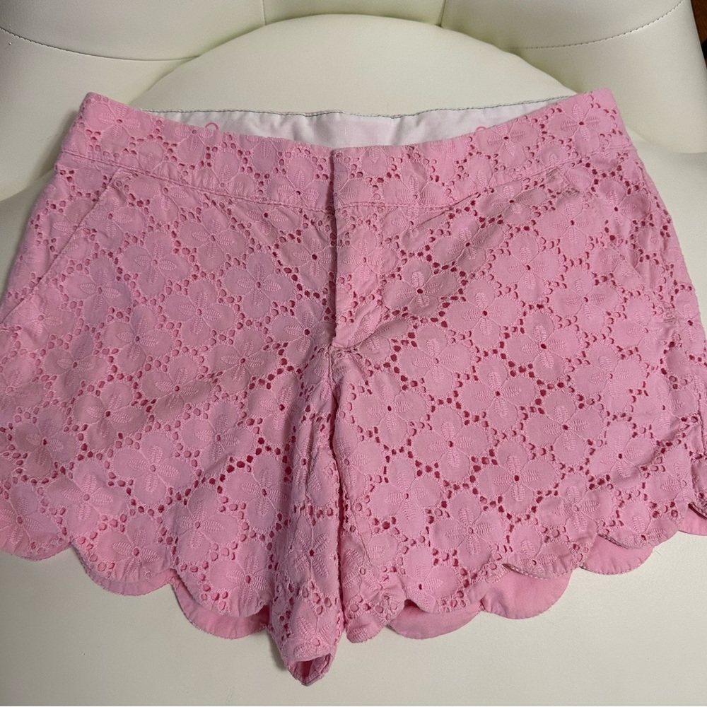 Lily Pulitzer Pink eyelet shorts